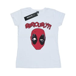 Marvel Womens/Ladies Deadpool Seriously Cotton T-Shirt - S, White