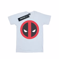 Marvel Mens Deadpool Large Clean Logo T-Shirt - S, White