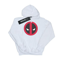 Marvel Mens Deadpool Large Clean Logo Hoodie - S, White