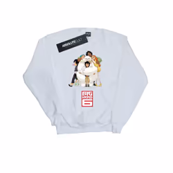 Disney Boys Big Hero 6 Baymax Hug Sweatshirt - 7-8 Years, White