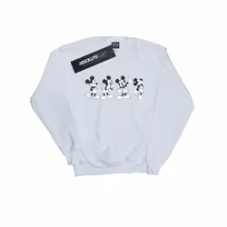 Disney Womens/Ladies Mickey Mouse Four Emotions Sweatshirt - XL, White