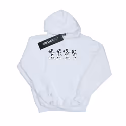 Disney Womens/Ladies Mickey Mouse Four Emotions Hoodie - XL, White