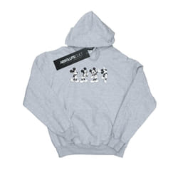 Disney Womens/Ladies Mickey Mouse Four Emotions Hoodie - S, Heather Grey