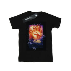 Star Wars Mens Episode IV Movie Poster T-Shirt - S, Black