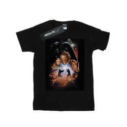 Star Wars Mens Episode III Movie Poster T-Shirt - S, Black