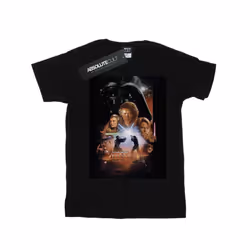 Star Wars Mens Episode III Movie Poster T-Shirt - XL, Black