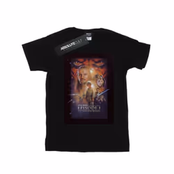Star Wars Mens Episode I Movie Poster T-Shirt - S, Black
