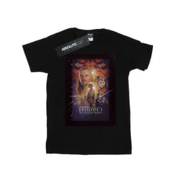Star Wars Mens Episode I Movie Poster T-Shirt - S, Black