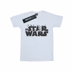 Star Wars Mens Minimalist Logo T-Shirt - L, White