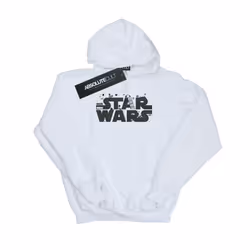 Star Wars Boys Minimalist Logo Hoodie - 9-11 Years, White