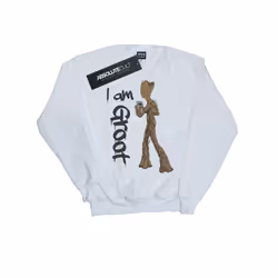Marvel Boys Avengers Infinity War Graffiti Groot Sweatshirt - 12-13 Years, White