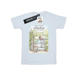 Disney Mens Winnie The Pooh Adventure T-Shirt - XXL, White