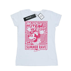 Disney Womens/Ladies Minnie Mouse Summer Party Cotton T-Shirt - L, White
