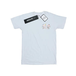 Disney Womens/Ladies Mary Poppins Letter Breast Print Cotton Boyfriend T-Shirt - S, White