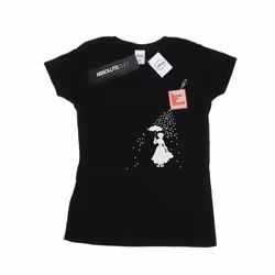 Disney Womens/Ladies Mary Poppins Spoonful Of Sugar Cotton T-Shirt - XL, Black