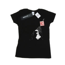 Disney Womens/Ladies Mary Poppins Spoonful Of Sugar Cotton T-Shirt - XL, Black