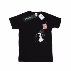 Disney Womens/Ladies Mary Poppins Spoonful Of Sugar Cotton Boyfriend T-Shirt - L, Black