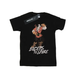 Disney Mens Beauty And The Beast Gaston Biceps To Spare T-Shirt - XL, Black