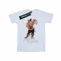 Disney Mens Beauty And The Beast Gaston Biceps To Spare T-Shirt - XXL, White