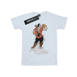Disney Mens Beauty And The Beast Gaston Biceps To Spare T-Shirt - XXL, White