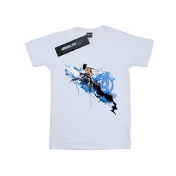 Marvel Avengers Mens Splash Thor T-Shirt - S, White