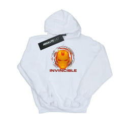 Marvel Womens/Ladies Avengers Iron Man Invincible Hoodie - S, White
