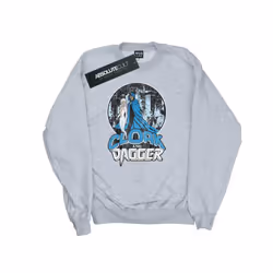 Marvel Mens Cloak And Dagger Retro Sweatshirt - M, Sports Grey