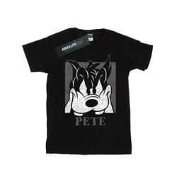 Disney Mens Pete Cropped Head T-Shirt - S, Black