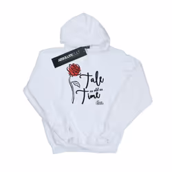 Disney Girls Tale As Old As Time Rose Hoodie - 5-6 Years, White