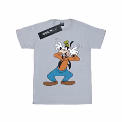 Disney Girls Crazy Goofy Cotton T-Shirt - 12-13 Years, Sports Grey