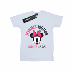 Disney Womens/Ladies Mickey Mouse Since 1928 Cotton Boyfriend T-Shirt - M, White