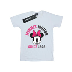 Disney Womens/Ladies Mickey Mouse Since 1928 Cotton Boyfriend T-Shirt - M, White