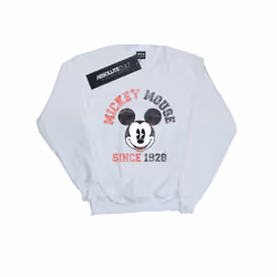 Disney Girls Minnie Mouse Since 1928 Sweatshirt - 7-8 Years, White