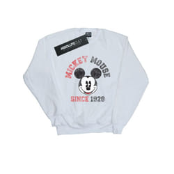 Disney Girls Minnie Mouse Since 1928 Sweatshirt - 7-8 Years, White