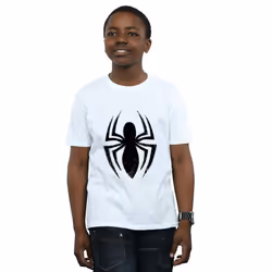 Spider-Man Boys Ultimate Logo T-Shirt - 9-11 Years, White