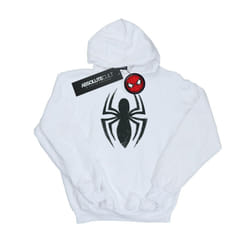 Marvel Boys Spider-Man Ultimate Spider Logo Hoodie - 9-11 Years, White