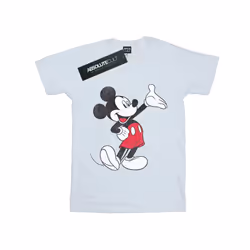 Disney Boys Mickey Mouse Traditional Wave T-Shirt - 7-8 Years, White