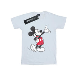 Disney Boys Mickey Mouse Traditional Wave T-Shirt - 7-8 Years, White