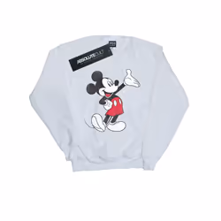 Disney Mens Traditional Wave Mickey Mouse Sweatshirt - XXL, White