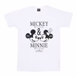 Disney Womens/Ladies Mickey And Minnie Mouse Mousecrush Mondays Cotton Boyfriend T-Shirt - XL, White