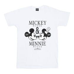 Disney Womens/Ladies Mickey And Minnie Mouse Mousecrush Mondays Cotton Boyfriend T-Shirt - XL, White