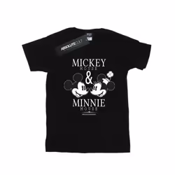 Disney Girls Crush Mondays Mickey & Minnie Mouse Cotton T-Shirt - 9-11 Years, Black