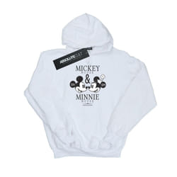 Disney Womens/Ladies Mickey And Minnie Mouse Mousecrush Mondays Hoodie - S, White