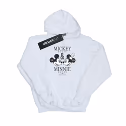 Disney Womens/Ladies Mickey And Minnie Mouse Mousecrush Mondays Hoodie - XL, White