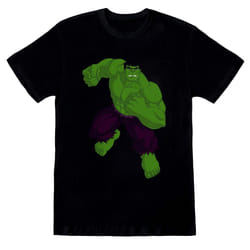 Marvel Boys Hulk Pose T-Shirt - 5-6 Years, Black