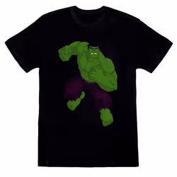 Marvel Boys Hulk Pose T-Shirt - 12-13 Years, Black