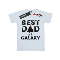 Star Wars Mens Best Dad In The Galaxy T-Shirt - XL, White