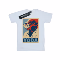 Star Wars Boys Yoda Poster T-Shirt - 7-8 Years, White