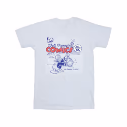 Disney Mens Donald Duck Comics T-Shirt - L, White