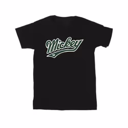 Disney Mens Mickey Mouse Bold T-Shirt - S, Black
